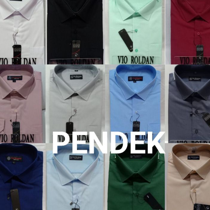 Star Seller VIO ROLDAN Kemeja Pria Lengan Pendek Polos Best Seller.