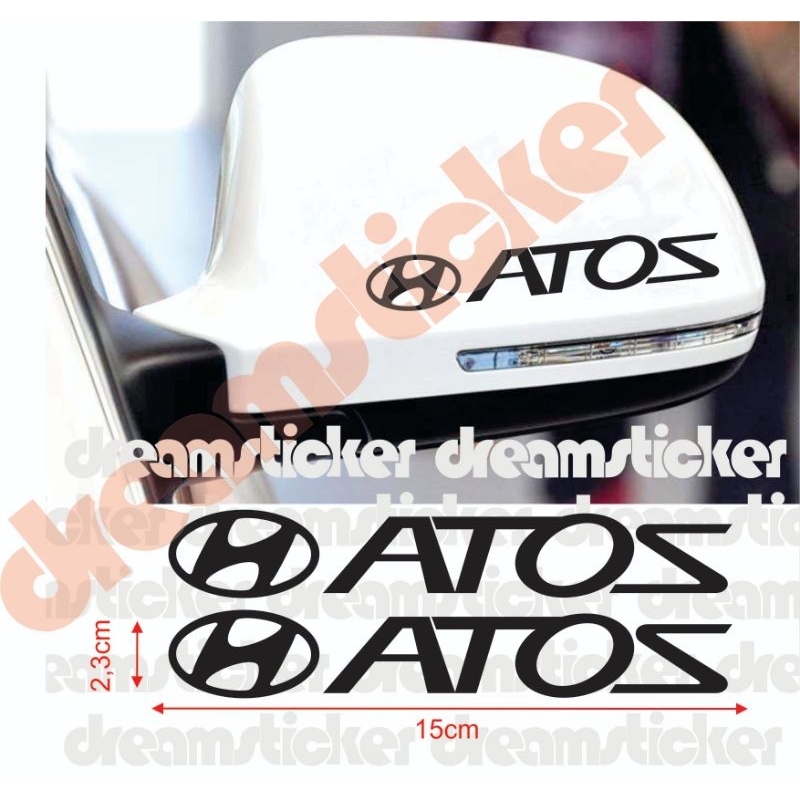 Cutting Sticker Stiker Spion Mobil Hyundai Atoz