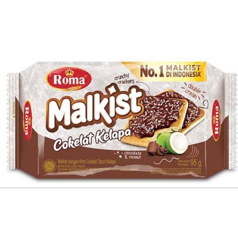 

Roma Malkist Cokelat Kelapa