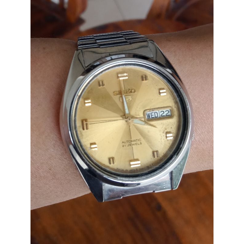 Vintage Seiko 5 cal 7s26-3040 Tekstur Dial