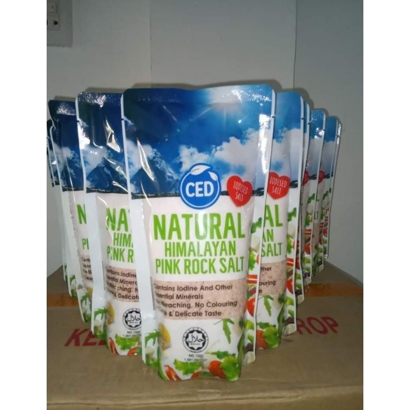 

Garam Himalaya Pink Salt Rock Natural 500 gram merk CED