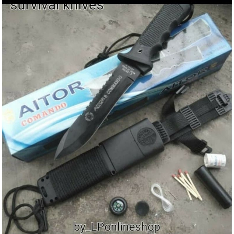 Aitor Comando Pisau Survival Camping