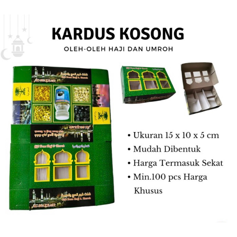 

Dus Oleh-Oleh Haji dan Umroh Model Kotak sekat 5