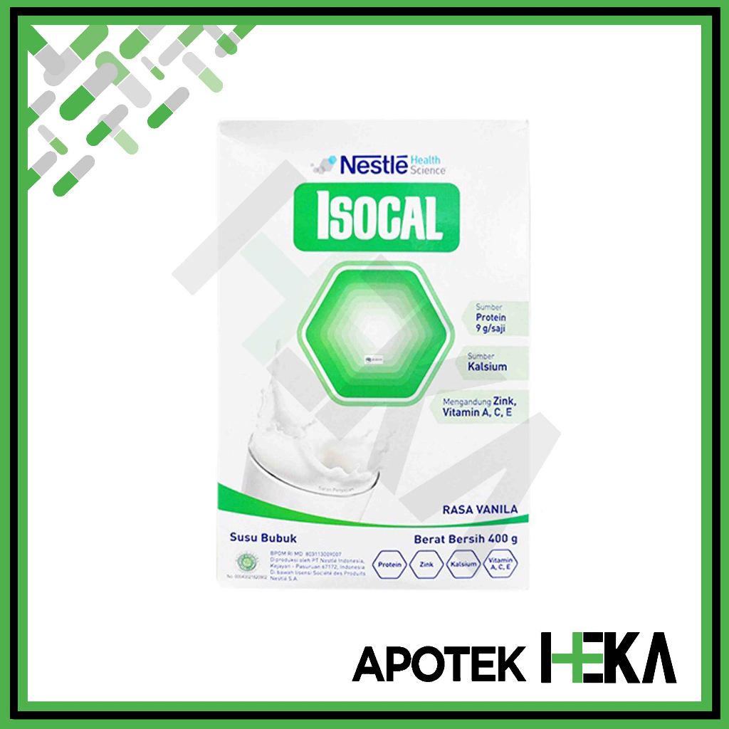 

Isocal 400 g - Susu Nutrisi Tinggi Protein Kalsium Zinc Vitamin (BANDUNG)