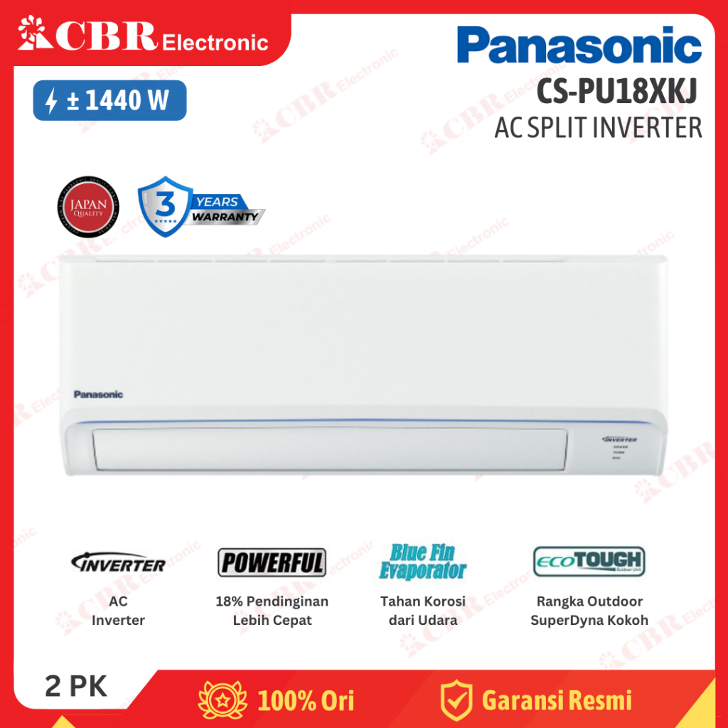 AC Split PANASONIC Inverter 2PK CS-PU18XKJ (Inverter) R-32