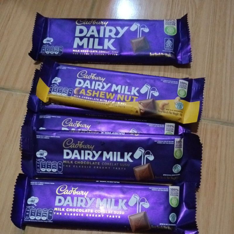 

CADBURY DAIRY MILK 62g & 90gr All Varian