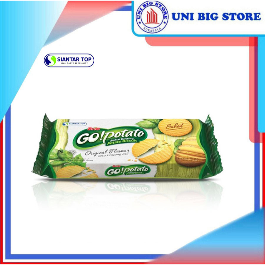 

Brio Go Potato Original Biscuit ~ 56 gr GoPotato Biskuit Kentang