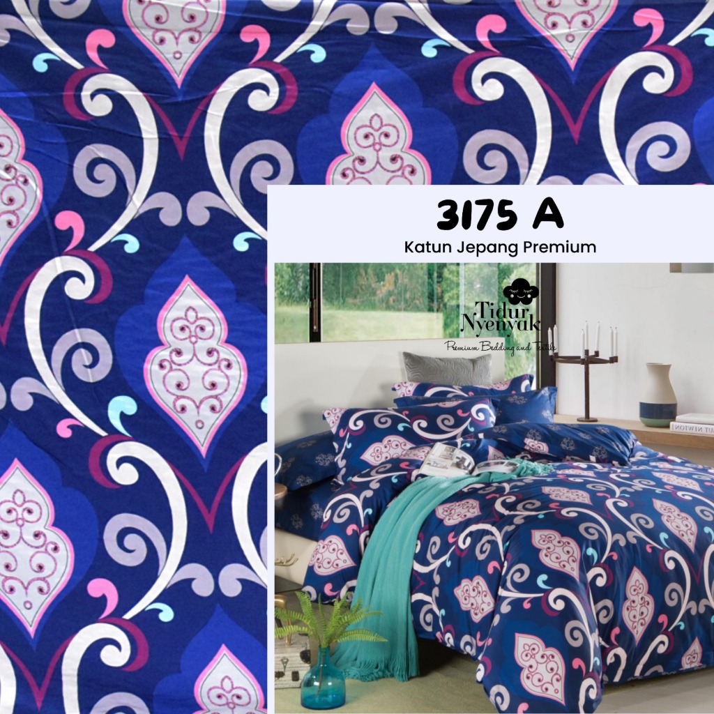 KAIN KATUN JEPANG PREMIUM REACTIVE 100% PER 50 CM KATUN HALUS  LAMINASI PEKAT MOTIF ABSTRAK ETNIK BI