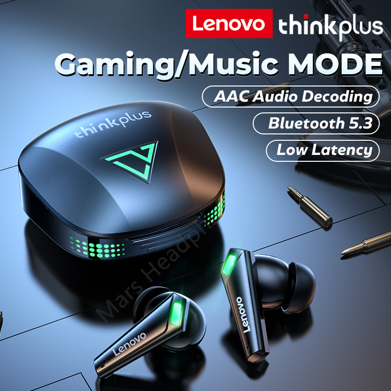 COD Lenovo XT85 True Wireless Bluetooth Headphone TWS Gaming Earphone - XT85-Hitam