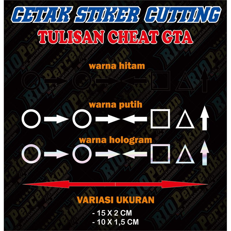 STIKER CUTTING VIRAL CHEAT GTA