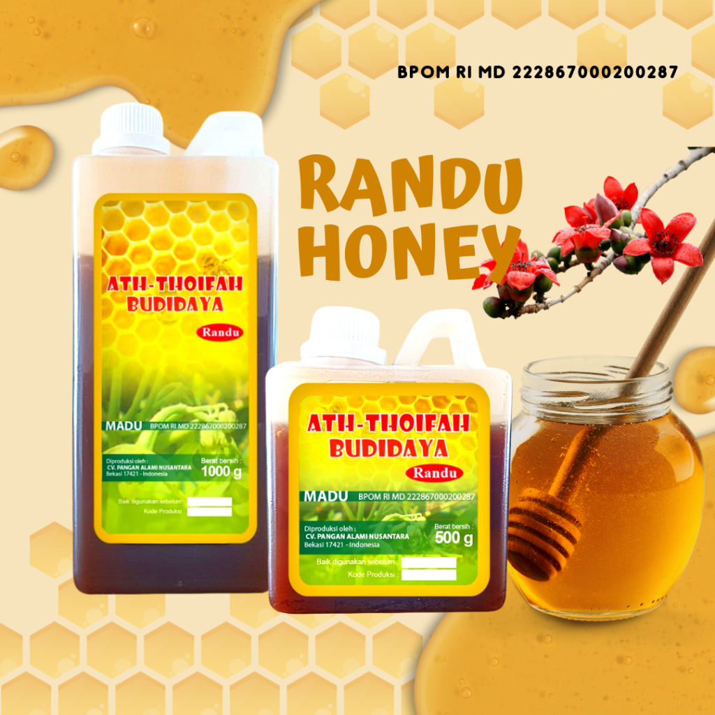 

Madu Murni Randu ORIGINAL 1 KG 500 Gram Kualitas Terbaik BPOM