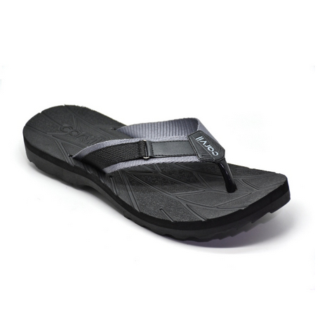 Carvil Sandal Spon Pria Dewasa Cafu-m Black/Grey