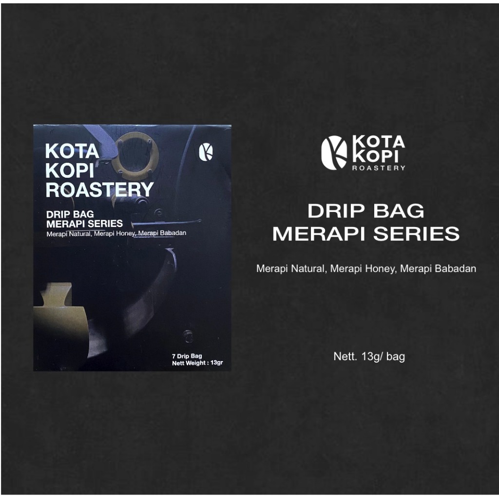 

Kota Kopi Roastery - Drip Bag Merapi Series