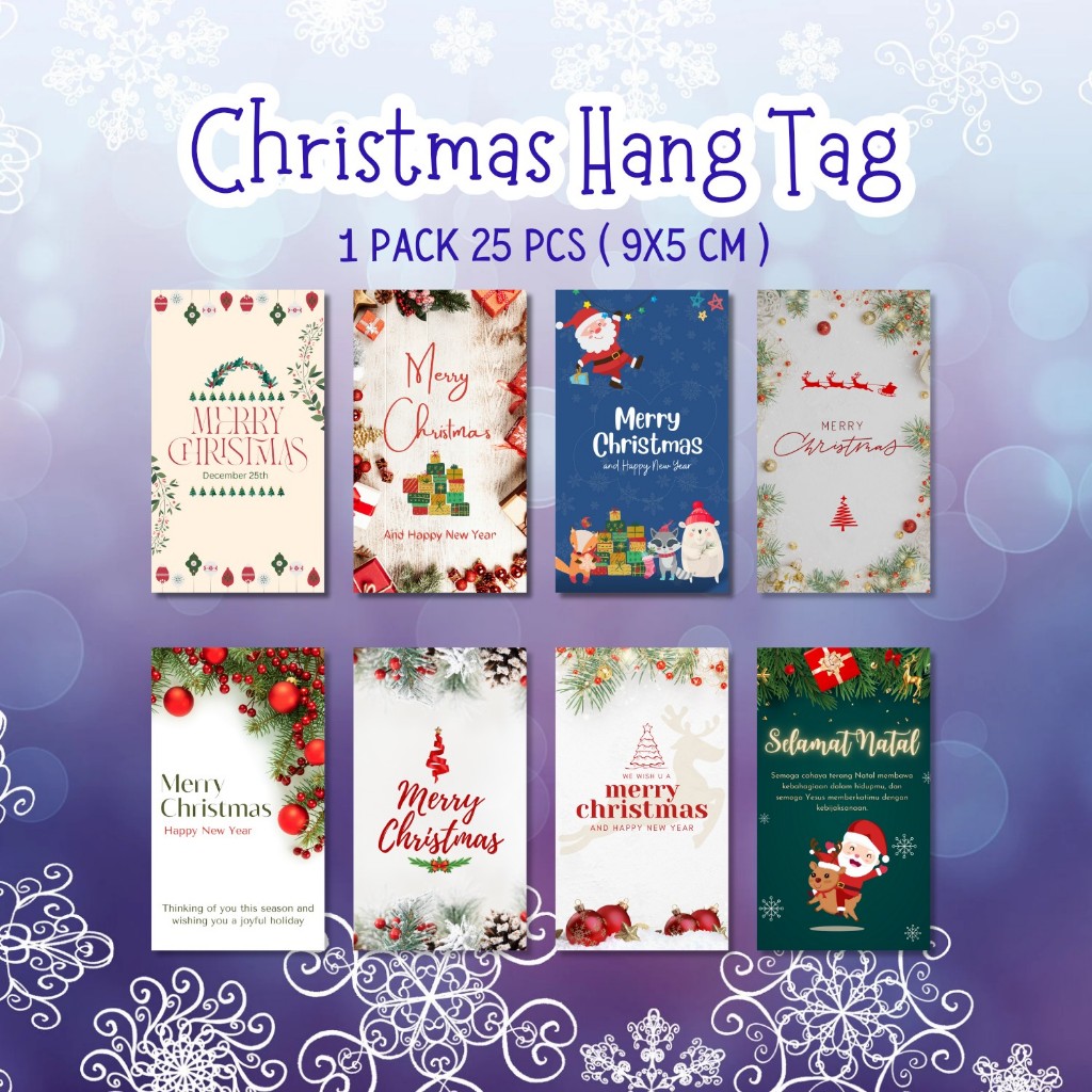 

Hang Tag Natal Christmas Kartu Ucapan