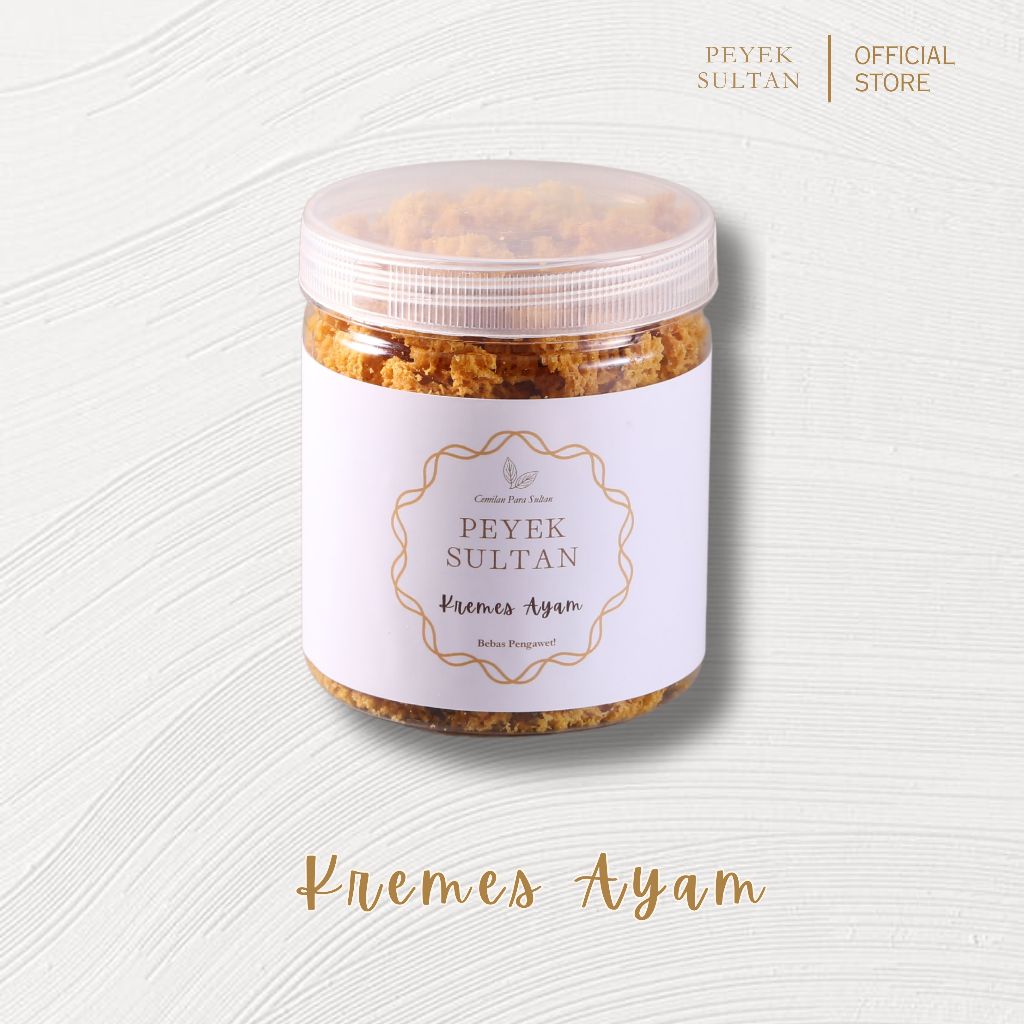 

PEYEK SULTAN - Kremes Ayam (Medium & Large)