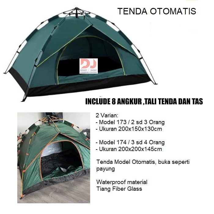 TENDA CAMPING OTOMATIS