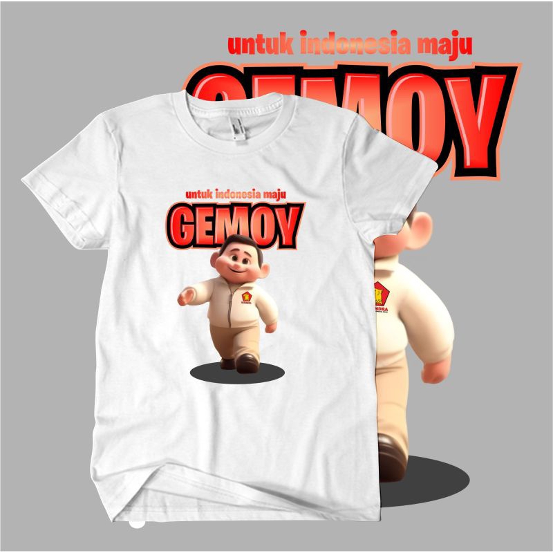 kaos Prabowo Gemoy / Kaos Capres Gemoy / Kaos Gemoy Viral