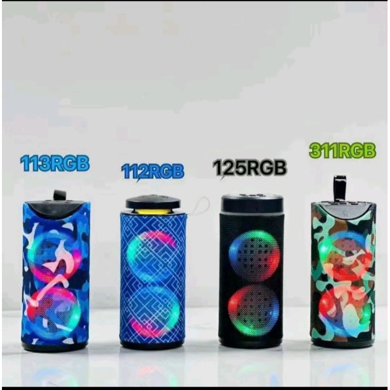speaker bluetooth mini RGB 112 wireless speaker.