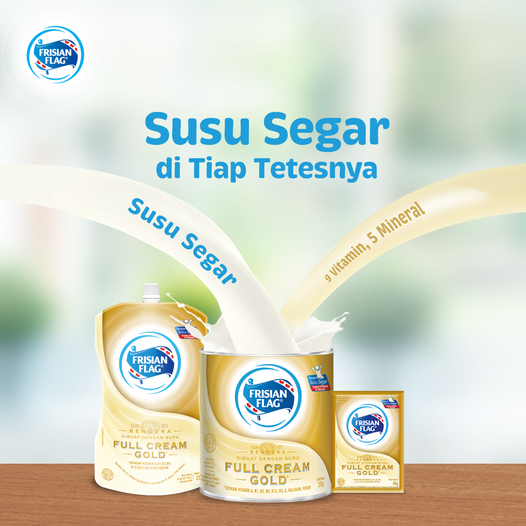 

FRISIAN FLAG Susu Kental Manis Full Cream GOLD 370g & 490g