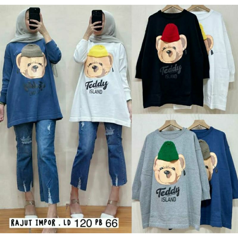 Atasan Rajut Jumbo XXXXL Import real pict Terbaru, Blus Jumbo Blus Rajut Big size