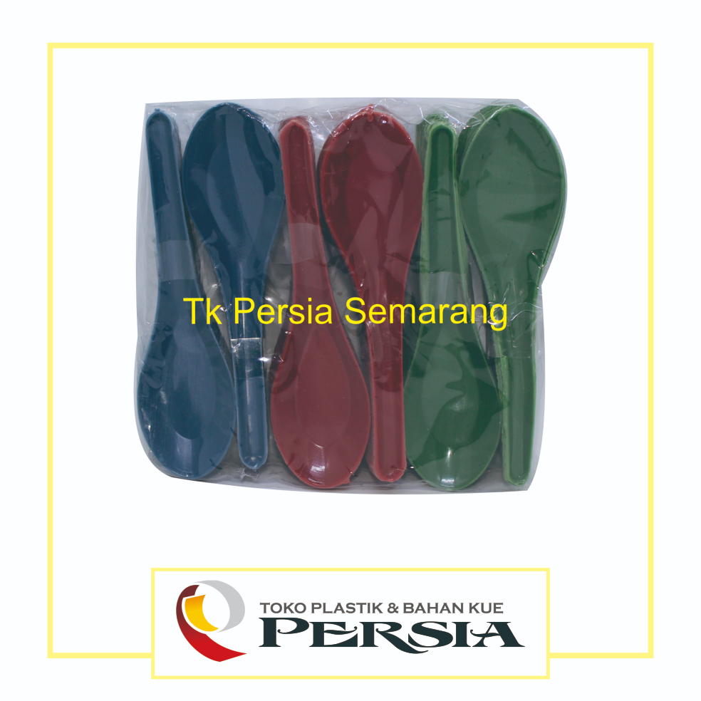 Sendok Bebek Makan Warna-warni Plastik