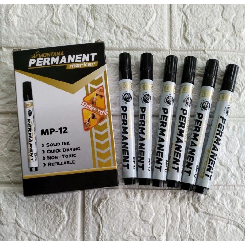 

Spidol hitam permanen spidol maker montana