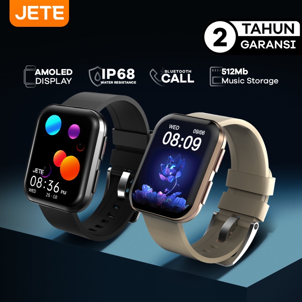 JETE AM1 Smartwatch Amoled Jete AM01 100 Sport Mode + IPX8 | Garansi 2 Tahun