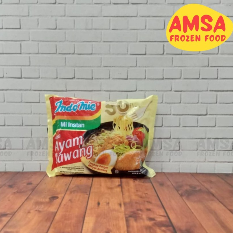 

Indomie Kuah Rasa Ayam Bawang 69 gr / Mi Rebus Kuning