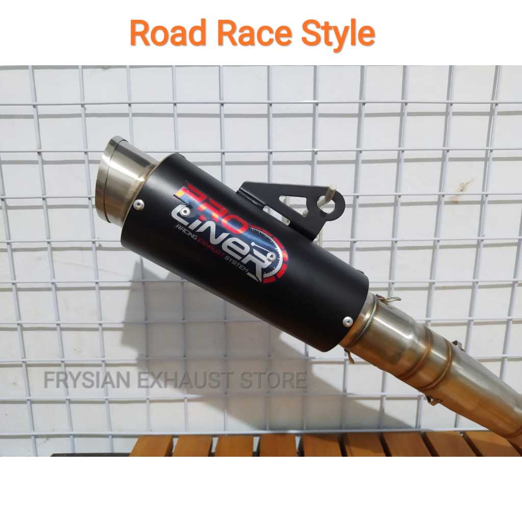 Knalpot Pipa Road Race Pnp Mx King 150 135 New Old Lama Satria F Fu Proliner TR1 Black