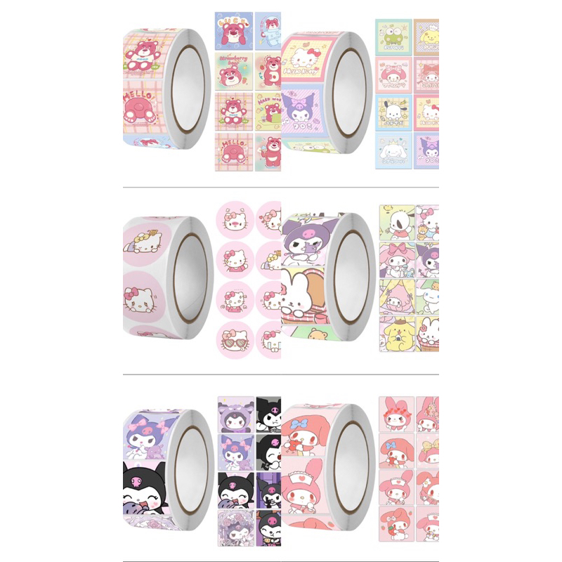 

stiker roll, stiker set, stiker buku, sticky notes