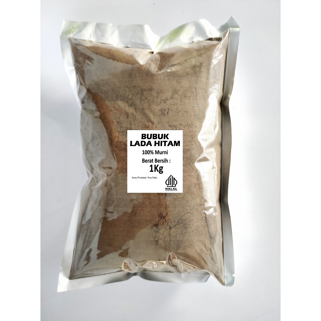 

1KG LADA HITAM BUBUK/MERICA HITAM/BLACK PEPPER POWDER/LADA HITAM MURNI/ LADA HITAM ASLI 100% MURNI