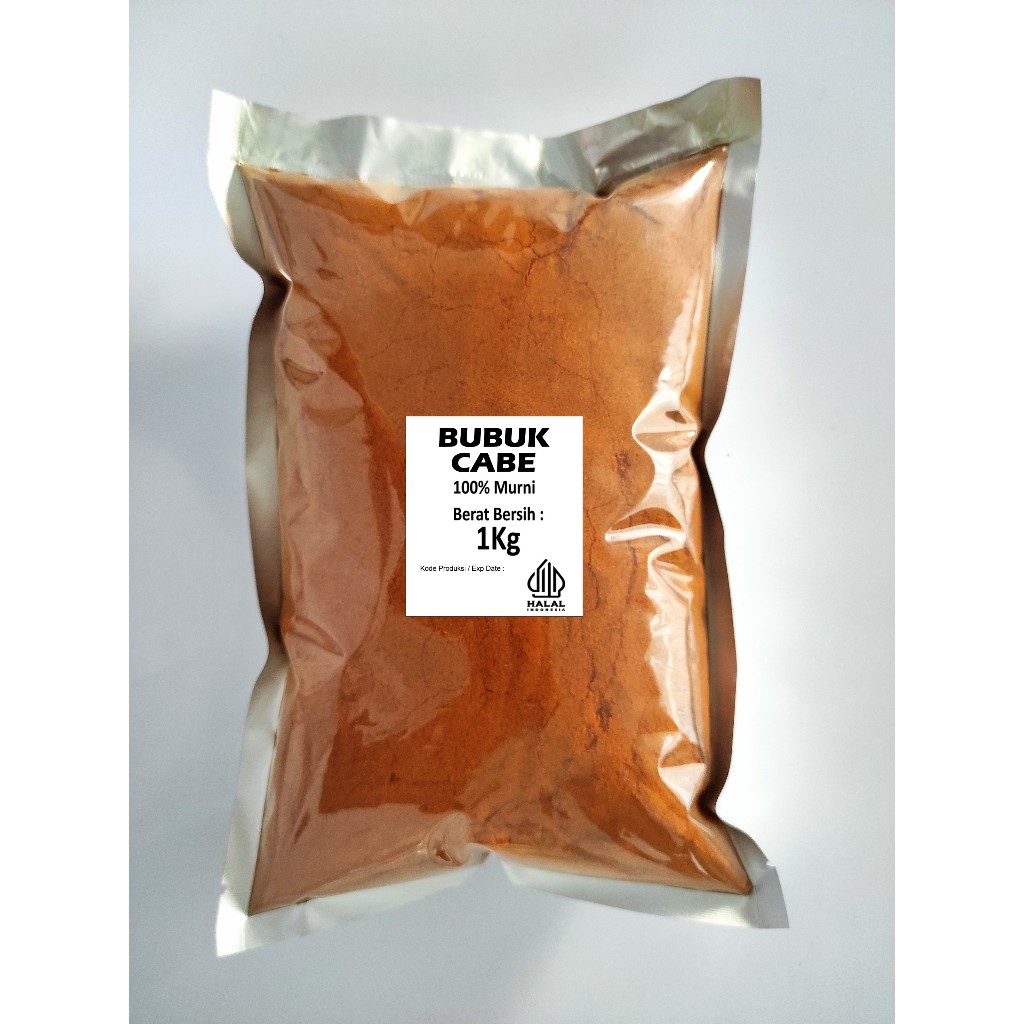 

1KG BUBUK CABE/CABE BUBUK/CABE MURNI/CABE PEDAS/CABE HOT 100%