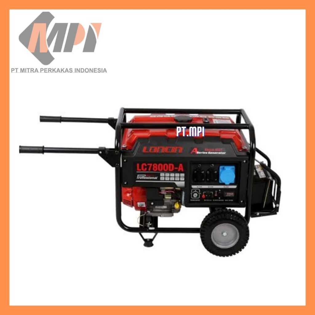 Genset Loncin LC7800D-A 5.5 kW Bensin OHV 212 cc
