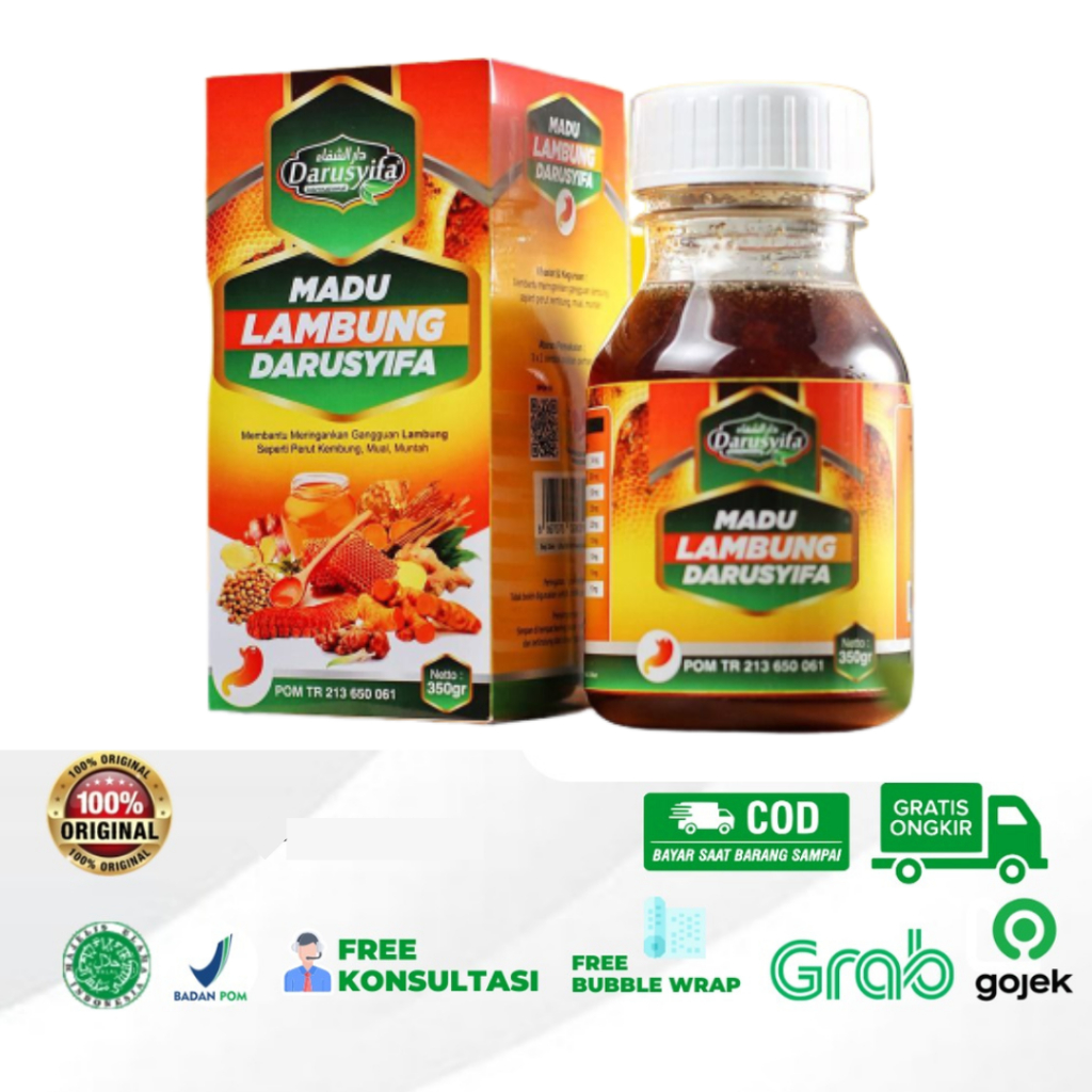 Madu Lambung Darusyifa Obat Asam Lambung Kronis Herbal Ampuh