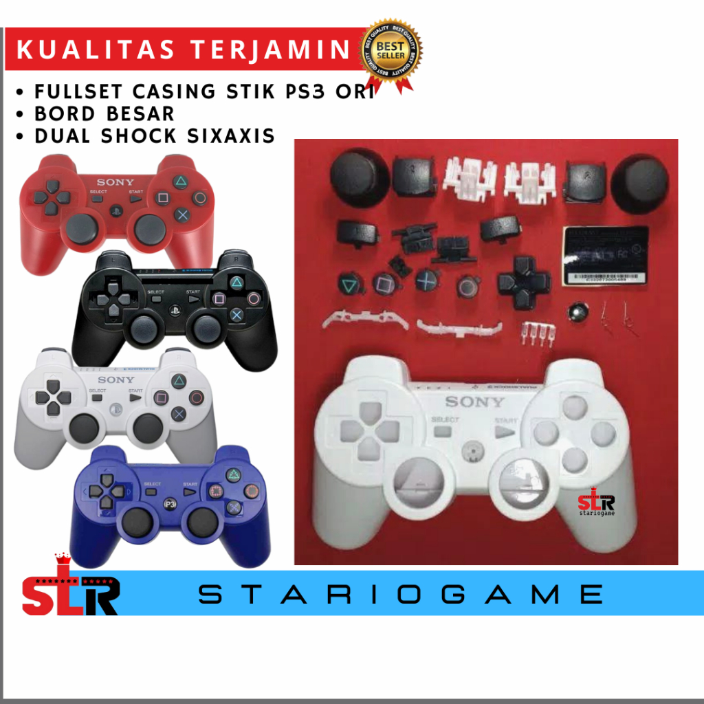 Casing stik ps3 om warna Casing stik ps3 ori mesin Casing stick ps3 original warna CASING STIK PS3 F