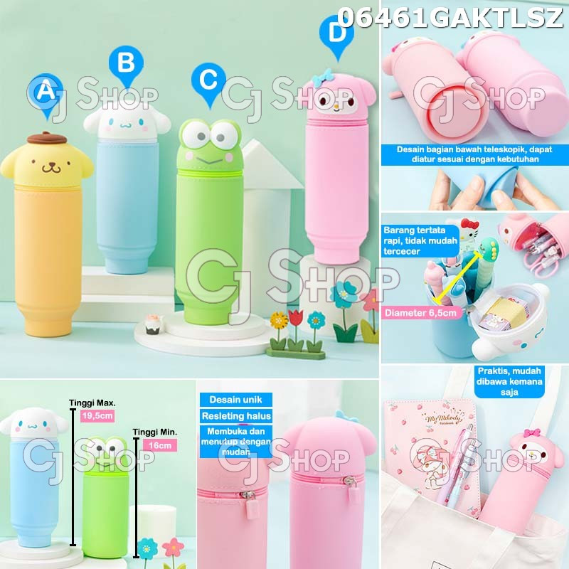 

Stand Pencil Case tempat pensil purin cinnamorol keroppi melody [ORI] 06461