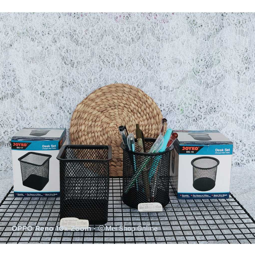 

Desk Set Pen Holder Tempat Alat Tulis Jaring Joyko