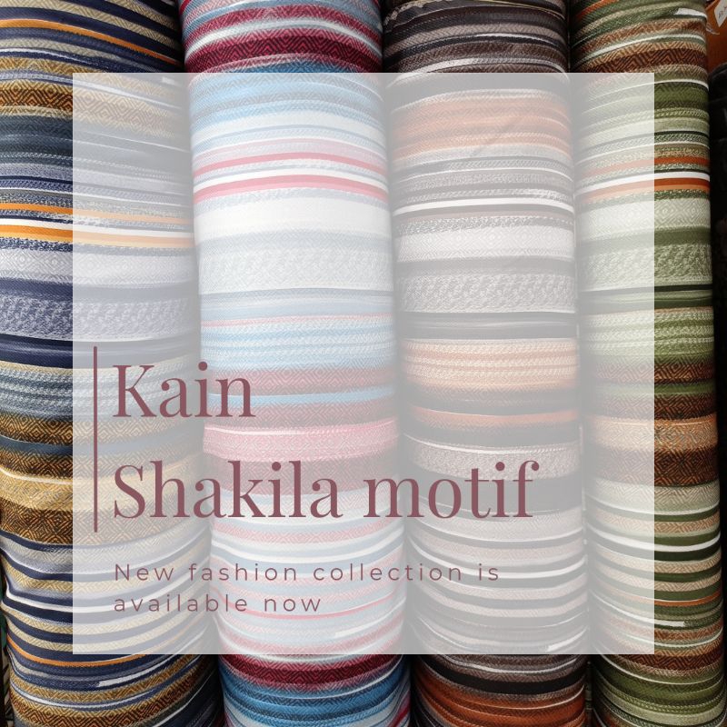 KAIN SHAKILA MOTIF SALUR METERAN (HARGA PER 0.5 METER)