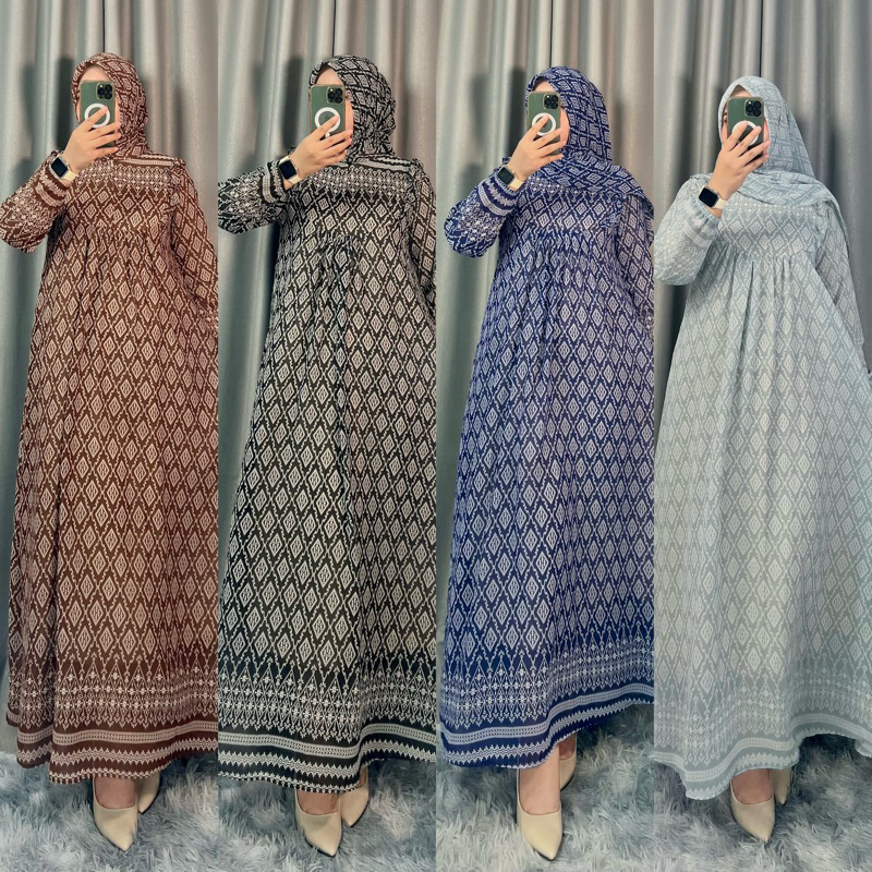 ARUMI DRESS SET HIJAB MOTIF
