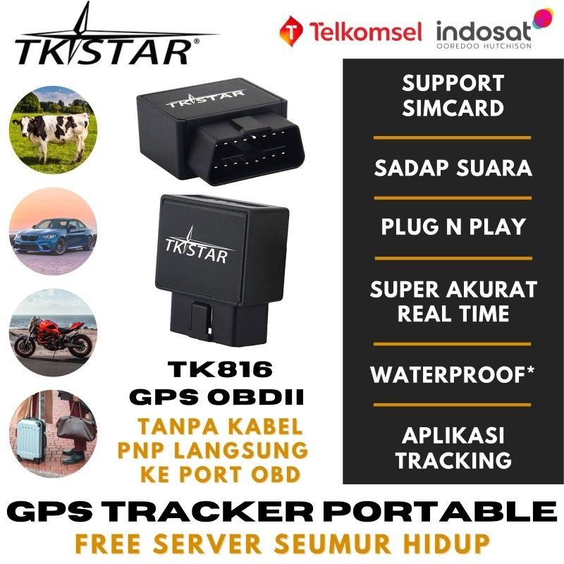 GPS OBDII GPS TKSTAR TK816 GPS MOBIL ANTI MALING