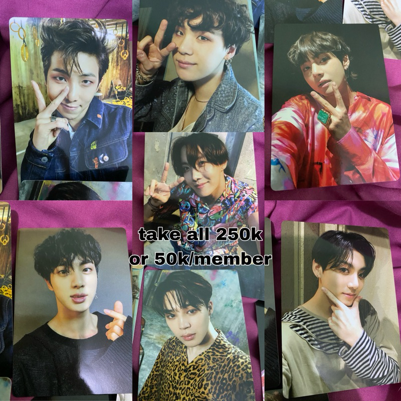BTS ARMY BOMB VER 3 PHOTOCARD OFFICIAL ALL MEMBER (PRELOVED)