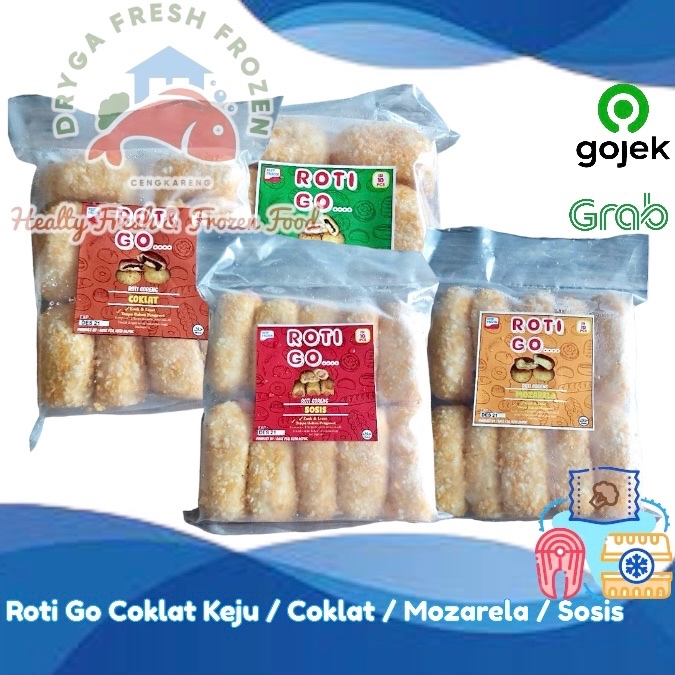 

Roti Go Roti Goreng Siap Masak Coklat Keju Sosis Mozarela 10pcs