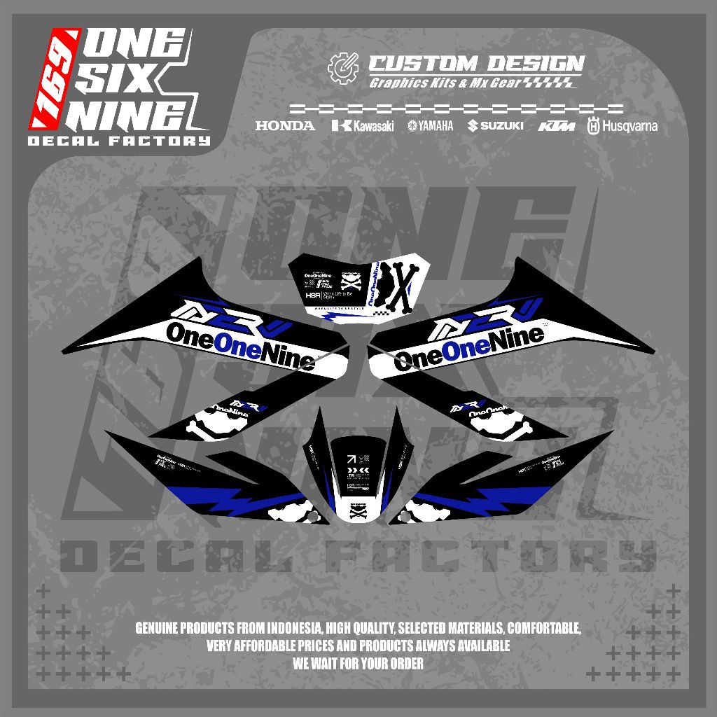 Decal Striping Wr 155 Design Custom