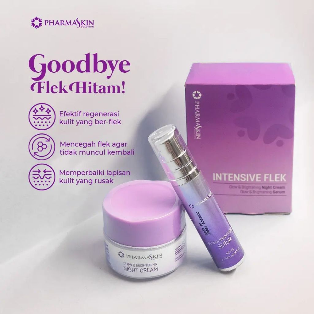 Pharmaskin Paket Intensive Serum dan Night Cream Flek