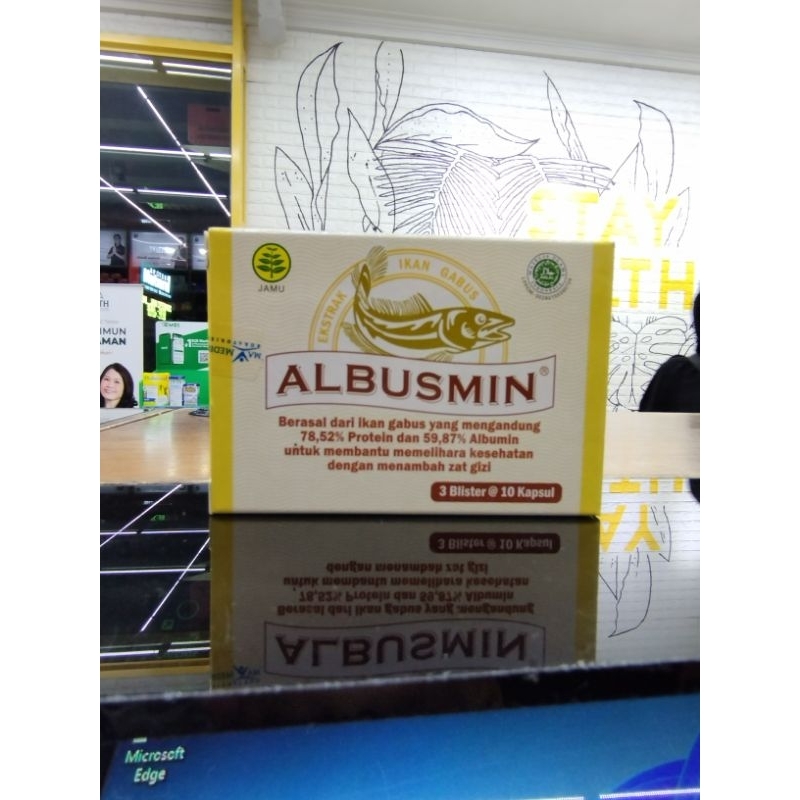 Albusmin kapsul ikan gabus