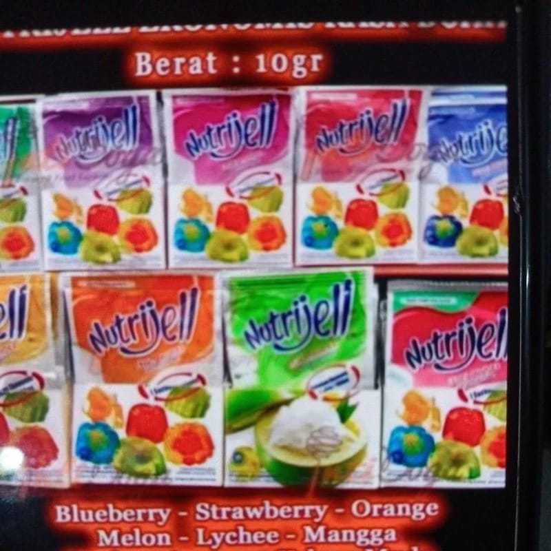 

Agar Agar Nutrijell Jelly Kemasan Ekonomis 10gr isi 12pcs/Box