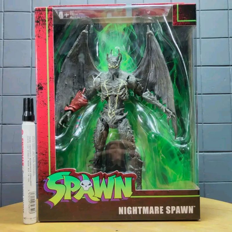 mainan action figure mcfarlane spawn nightmare spawnTinggi sekitar 7 inchdc multiverse originalartik