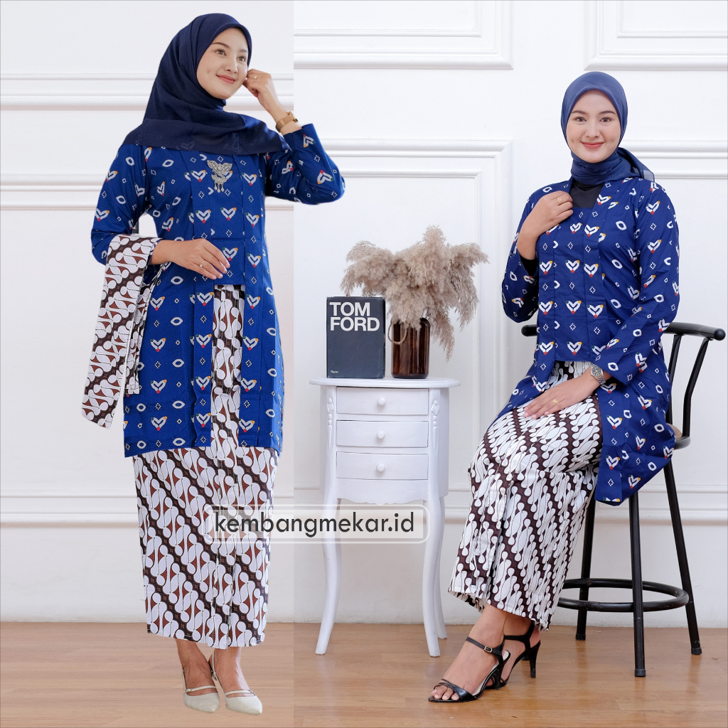 TERLARIS KEBAYA  KUTUBARU TUNIK MOTIF JUMPUTAN