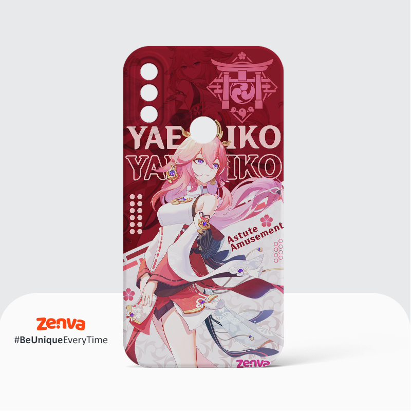 Custom Phone Case Casing HP Yae Miko (Request Tipe HP) - Softcase Yae Miko Genshin Impact