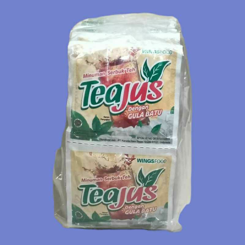 

Tea jus minuman serbuk teh 1 pak 6 renceng x 10 sachet